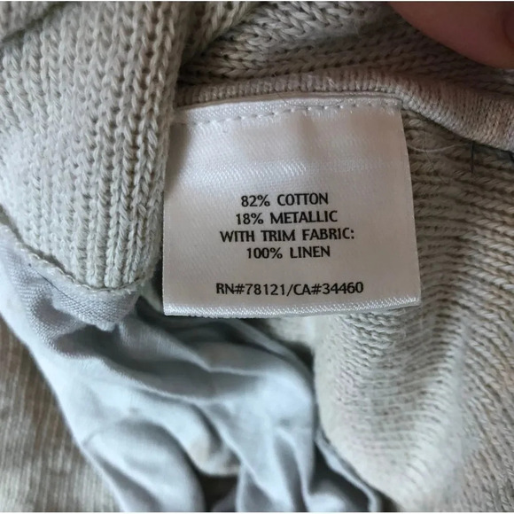 Eileen Fisher | Collared Raw Trim Button Cardigan - Picture 4 of 5